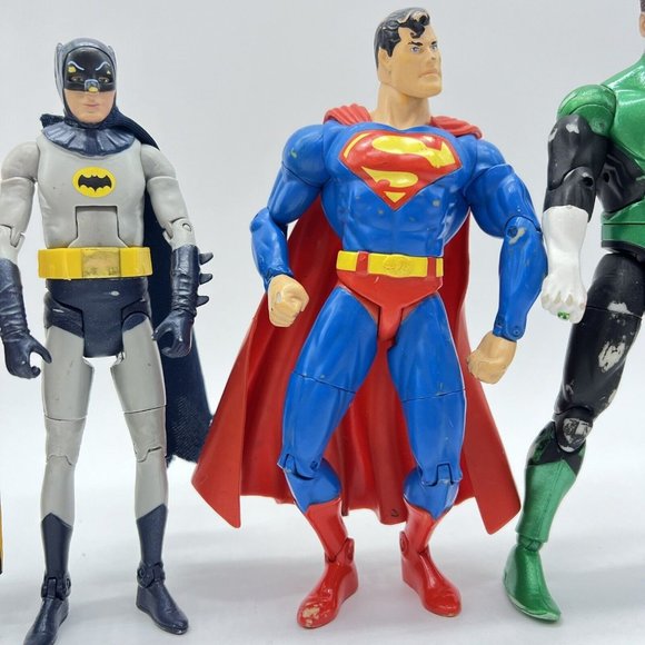 DC Comics Action Figure Lot King Shark Robin 1966‎ Batman Superman Green Lantern - Picture 5 of 7